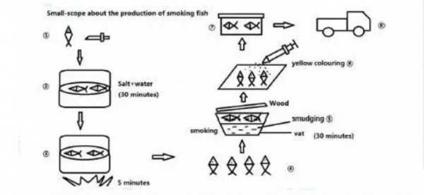 ielts essay smoked fish process